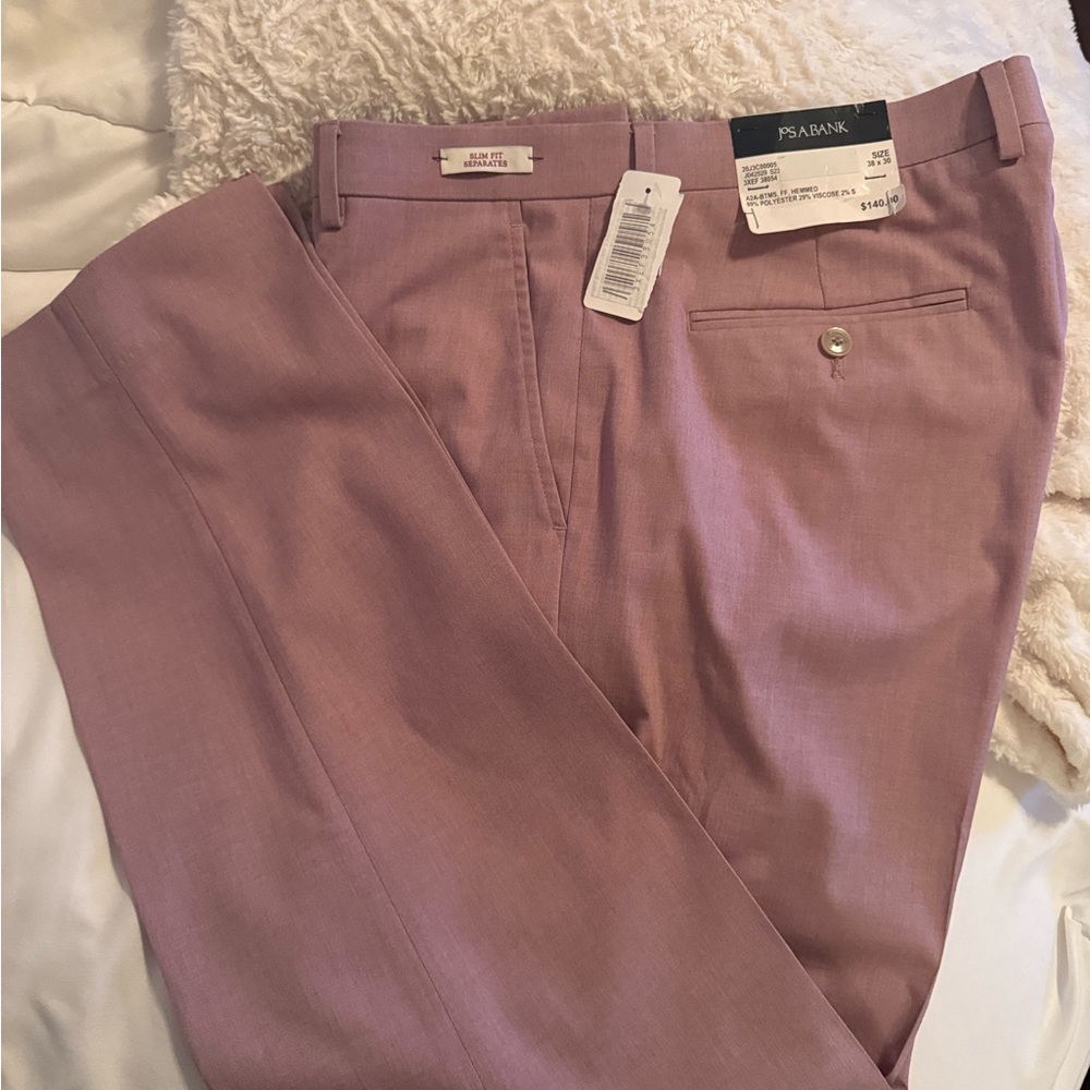 Jos. A. Bank Men's Mauve Dress Pants